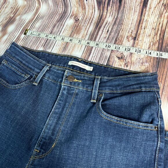 Levi's 721 HIGH RISE SKINNY Womens Size 31 Blue Jeans Denim Pants 30x27.5 - Picture 4 of 11